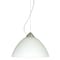 Besa Lighting Tessa Cord Pendant, White, Satin Nickel Finish, 1x75W Incandescent 1KX-420107-SN - alternate 1